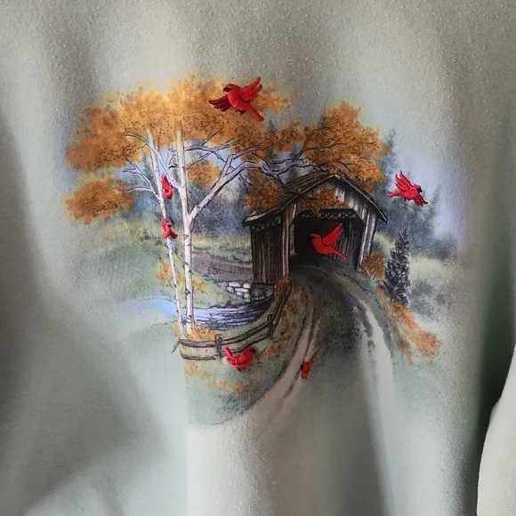 Plus Size Vintage Graphic Crewneck Grandma Sweater Sweatshirt - Picture 2 of 4